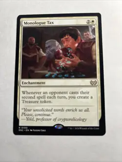 Monologue Tax - Commander: Duskmourn: House of Horror MTG Plus Bonus Card!!! - Image 1