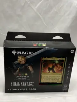 Magic the Gathering MTG Final Fantasy VII Limit Break Commander Deck Sealed - Image 1