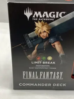 Magic the Gathering MTG Final Fantasy VII Limit Break Commander Deck Sealed - Image 2