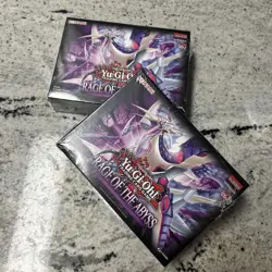 Yugioh Rage Of The Abyss 1st Edition English 4 Pack 9 Card Box Factory Sealed - Image 1