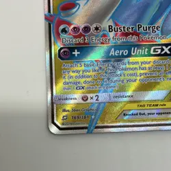 Pokemon Latias & Latios GX Ultra Rare TAG TEAM Full Art Holo Team Up 169/181 - Image 4
