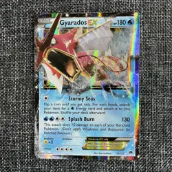 Gyarados EX 26/122 Pokemon Breakpoint XY Ultra Rare Card LP Or MP - Image 1