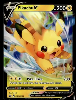 Pikachu V SWSH285 Promo SWSH: Sword & Shield Promo Cards Pokemon - Image 1