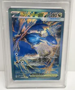 2025 Pokemon MEG EN Mega Latias EX Special Illustration Rare 181 PSA 10 DAMAGED - Image 3