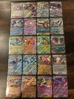Pokemon TCG Double Rare EX Lot- 20 Cards Scarlet & Violet &Mega Evolution Eras - Image 1