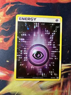 Pokemon Psychic Energy Holo Rare Card Emerald 105/106 LP/MP Condition - Image 1