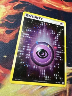 Pokemon Psychic Energy Holo Rare Card Emerald 105/106 LP/MP Condition - Image 2