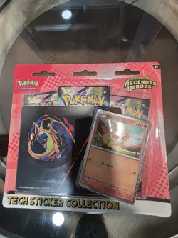 Pokemon Mega Evolution Ascended Heroes 3Pack Tech Sticker Collection Charmander - Image 1