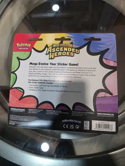Pokemon Mega Evolution Ascended Heroes 3Pack Tech Sticker Collection Charmander - Image 2