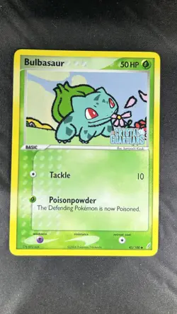 2006 Pokemon EX Crystal Guardians Bulbasaur Reverse Holo #45/100 LP - Image 1
