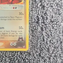 The Pokemon Company Team Magma's Aggron EX Team Magma Reverse Holo Rare 7/95 - Image 4