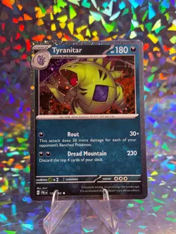 TYRANITAR 135/193 COSMOS HOLO PROMO POKEMON LP - Image 1