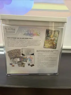 Prismatic Evolutions Pokemon Center Elite Trainer Box PC ETB + Protective Case - Image 3