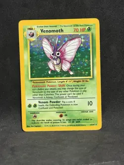 Pokemon Venomoth No Symbol Holo 13/64 - Image 1