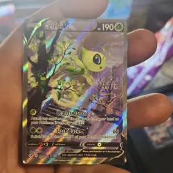 Pokemon TCG Celebi v 245/264 Fusion Strike Alternate Art Rare Holo - Image 1