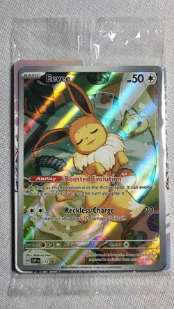 Pokemon Eevee TCG 173 Holo Promo Prismatic Evolutions Sealed - Image 1