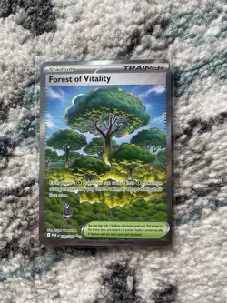 Forest of Vitality 109/088 Full Art Ultra Rare Pokemon TCG Perfect Order NM - Image 1