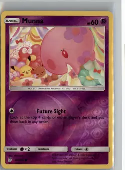 MUNNA 88/236 C UNIFIED MINDS POKEMON REVERSE HOLO NM - Image 1