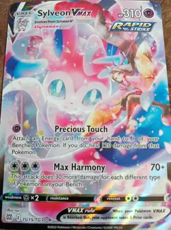 Pokemon Sylveon VMAX Rapid Strike Ultra Rare TG15/TG30 Trainer Gallery - Image 1