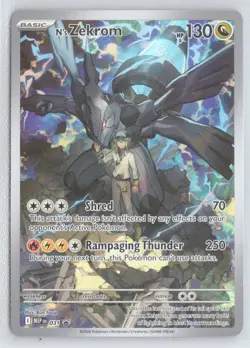 N's Zekrom - 031 031 Holo Promo ME: Mega Evolution Promo Pokemon Near Mint - Image 1
