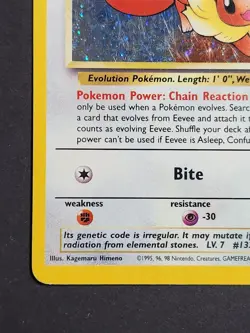 Pokemon TCG Cards Eevee 11 WOTC Black Star Promo Holo - Image 5