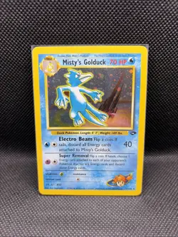 HOLO Misty's Golduck [Gym Challenge Set] 12/132 - Pokemon TCG LP - Image 1
