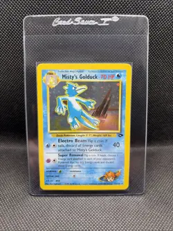 HOLO Misty's Golduck [Gym Challenge Set] 12/132 - Pokemon TCG LP - Image 5