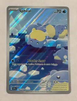 Pokemon Surging Sparks - SPHEAL - 199/191 FULL ART Illustration Rare MINT +🔥🔥 - Image 1