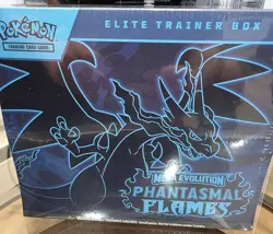 Pokemon TCG Elite Trainer Box Phantasmal Flames with 4 Booster Packs New Sealed - Image 2