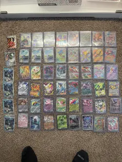 Huge lot of over 50 pokemon SIR holos and promo packs - Image 1