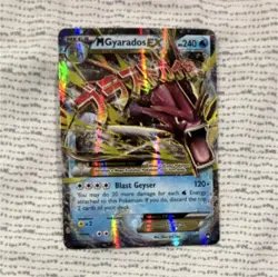 Pokemon M Gyarados EX Breakpoint Ultra Rare Full Art 27/122 Holo 240 HP English - Image 1