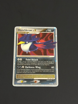 Pokemon TCG Honchkrow LV.X Secret Wonders Rare 132/132 Holo Lightly Played LP - Image 1