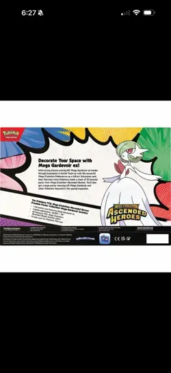 Pokemon Ascended Heroes Premium Poster Collection Mega Gardevoir - Image 2