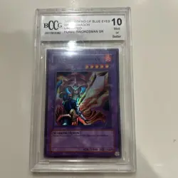Yu-Gi-Oh! Flame Swordsman LOB-003 2002 Original English BCCG 10 Mint Beckett - Image 1