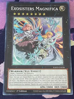Exosisters Magnifica – RA02-EN038 – Super Rare – 1st Edition, LP/NM - Image 1