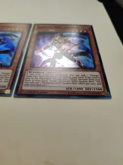 2x Elemental Hero Shadow Mist SDHS-EN001 1st Edition Super Rare LP - Image 5