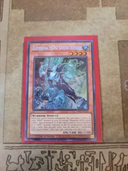 YUGIOH ELEMENTAL HERO LIQUID SOLDIER LDS3-EN103 SECRET LIMITED ED NM - Image 1