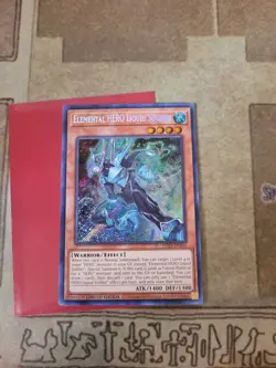 YUGIOH ELEMENTAL HERO LIQUID SOLDIER LDS3-EN103 SECRET LIMITED ED NM - Image 2