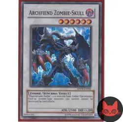 Yugioh Archfiend Zombie-Skull ANPR-EN042 Super Rare LP - Image 1