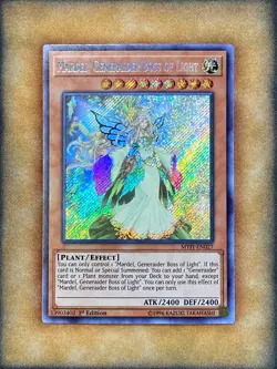 Yugioh Mardel, Generaider Boss Of Light MYFI-EN027 Secret Rare 1st Ed NM - Image 1