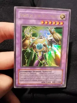 Carta Yugioh Gigante del Tuono Eroe Elementale DR3-IT216 Ultra Rara Ita - Image 1