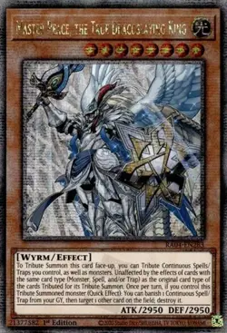 Master Peace, the True Dracoslaying King (Qua Quarter Century Stampede NM YuGiOh - Image 1