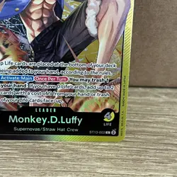 ONE PIECE TCG | MONKEY D. LUFFY LEADER | The Three Brothers Starter Deck - Image 5