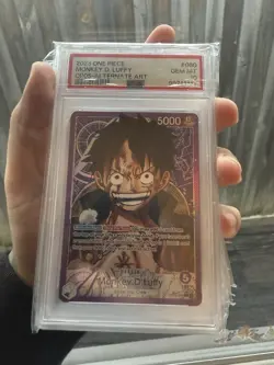 PSA 10 - English - Monkey D Luffy Alt Art Leader - Op05-060 - One Piece TCG - Image 1