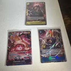 OP11 & EB04 Alt Art (LOT OF 3) Issho, Charlotte Linlin & Capone One Piece TCG NM - Image 1