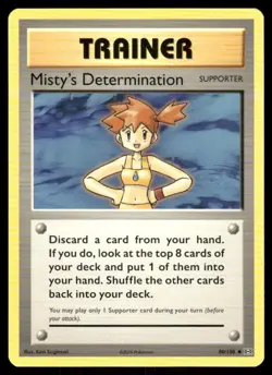 Misty's Determination 80/108 Evolutions Pokemon TCG trading card - Image 1
