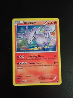 Reshiram 17/116 Plasma Freeze Holo Rare NM Pokemon Card - Image 1