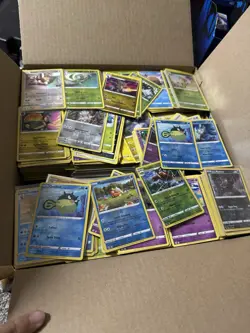 Large Flat Rate Box Filled With Pokemon Cards All Kinds Pokemon, Trainers, - Image 5