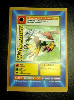 Digimon Halsemon Fx-09 Fox Kids Promo Card - Image 1