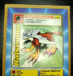 Digimon Halsemon Fx-09 Fox Kids Promo Card - Image 5